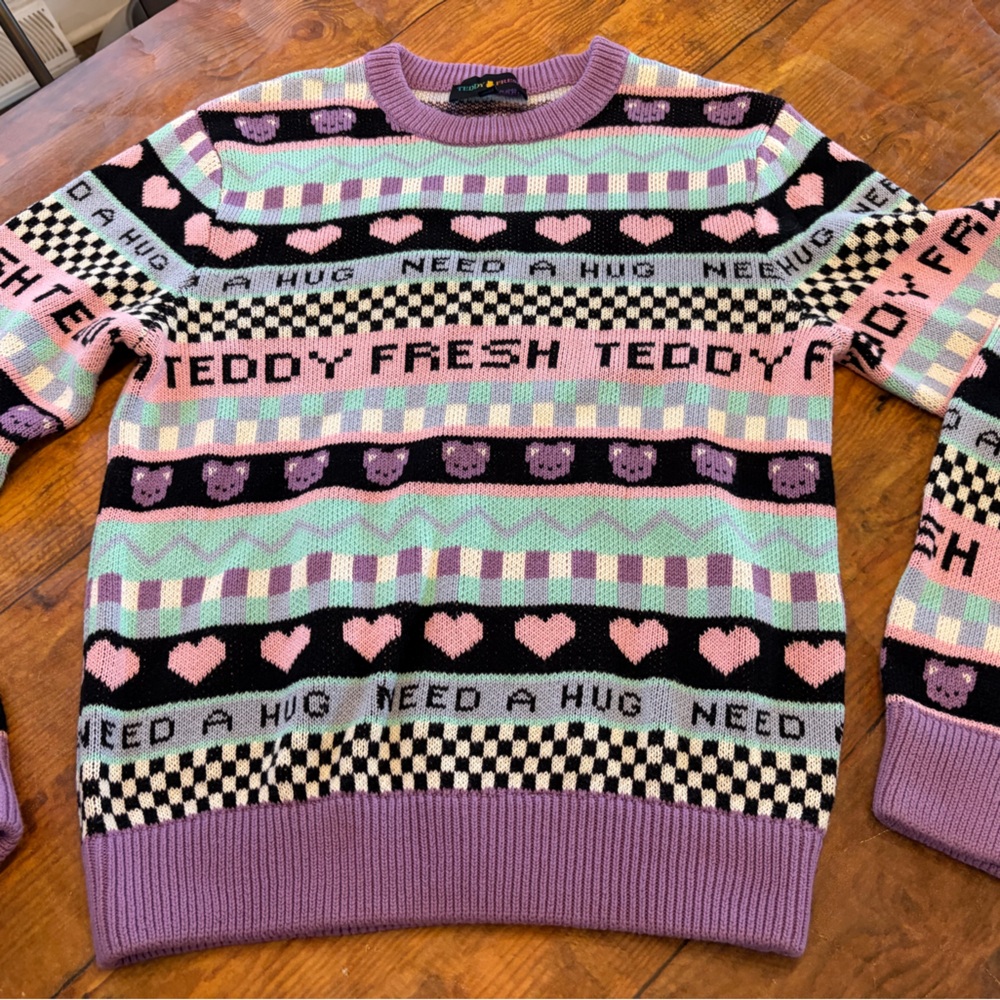 Teddy Fresh Colorful Knit‎ Sweater